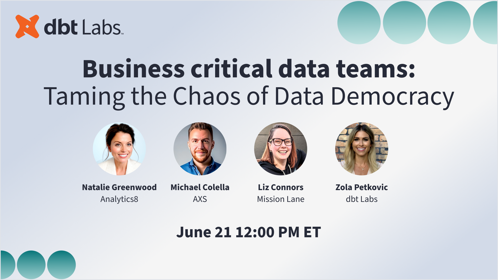 Business Critical Data Teams: Taming the Chaos of Data Democracy