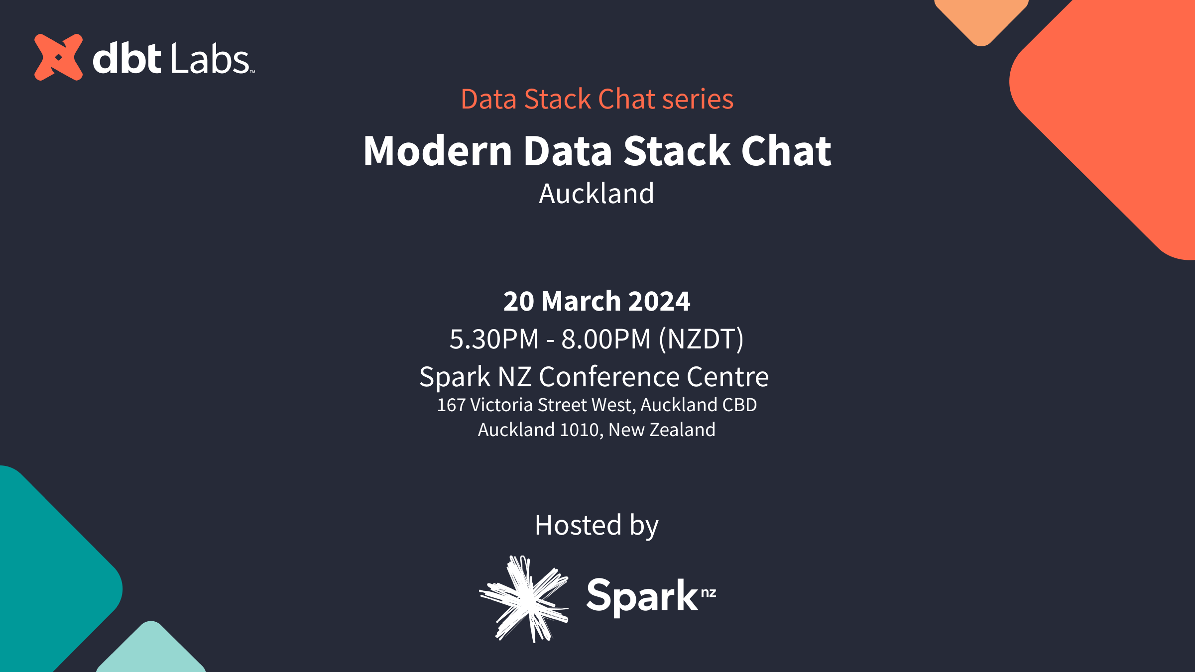 Modern Data Stack Chat at Spark NZ Auckland