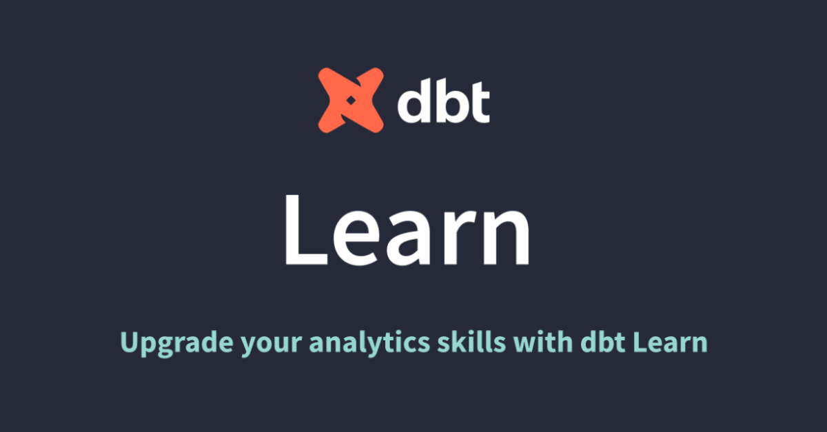 dbt Learn: Distributed (EMEA)