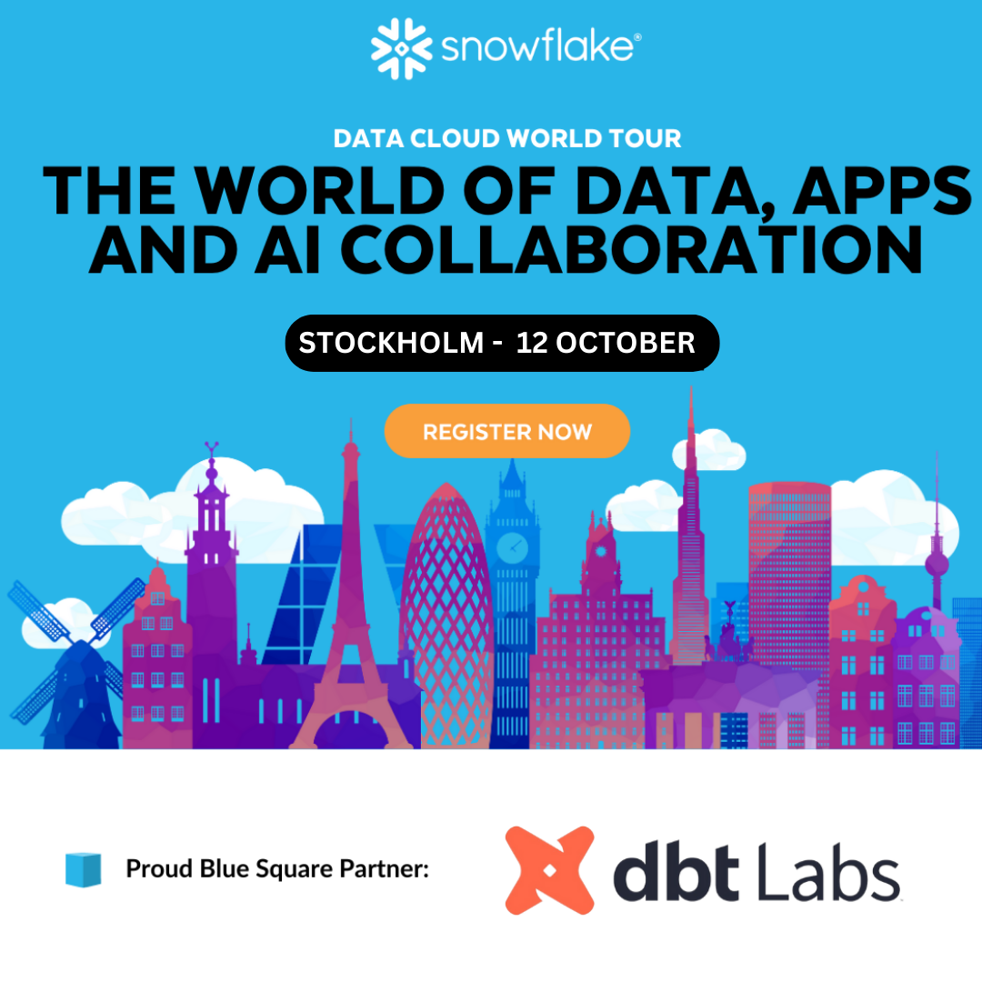 Snowflake Data Cloud World Tour | Stockholm