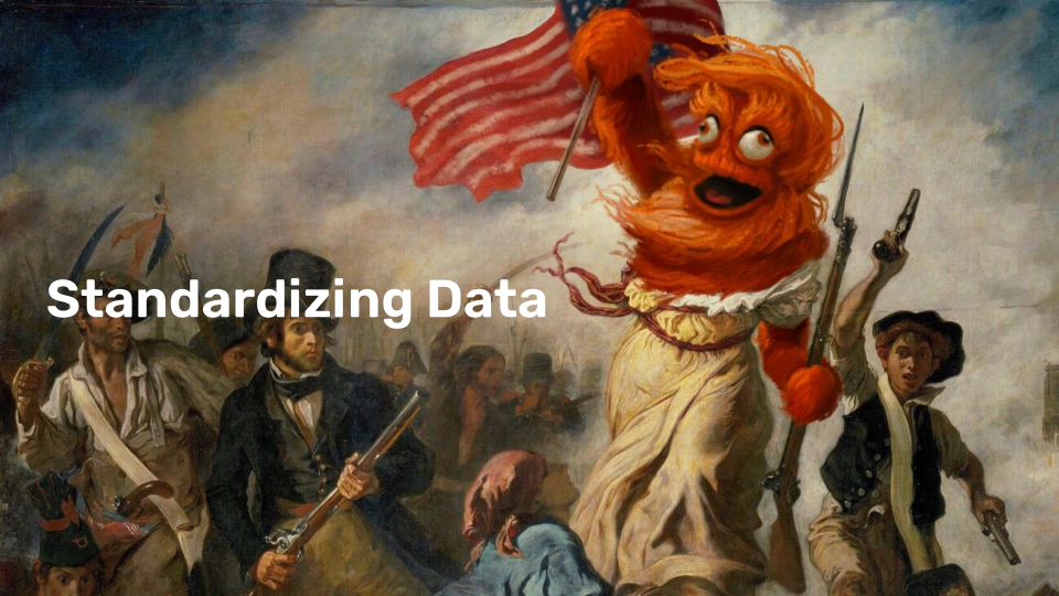 Standardizing data