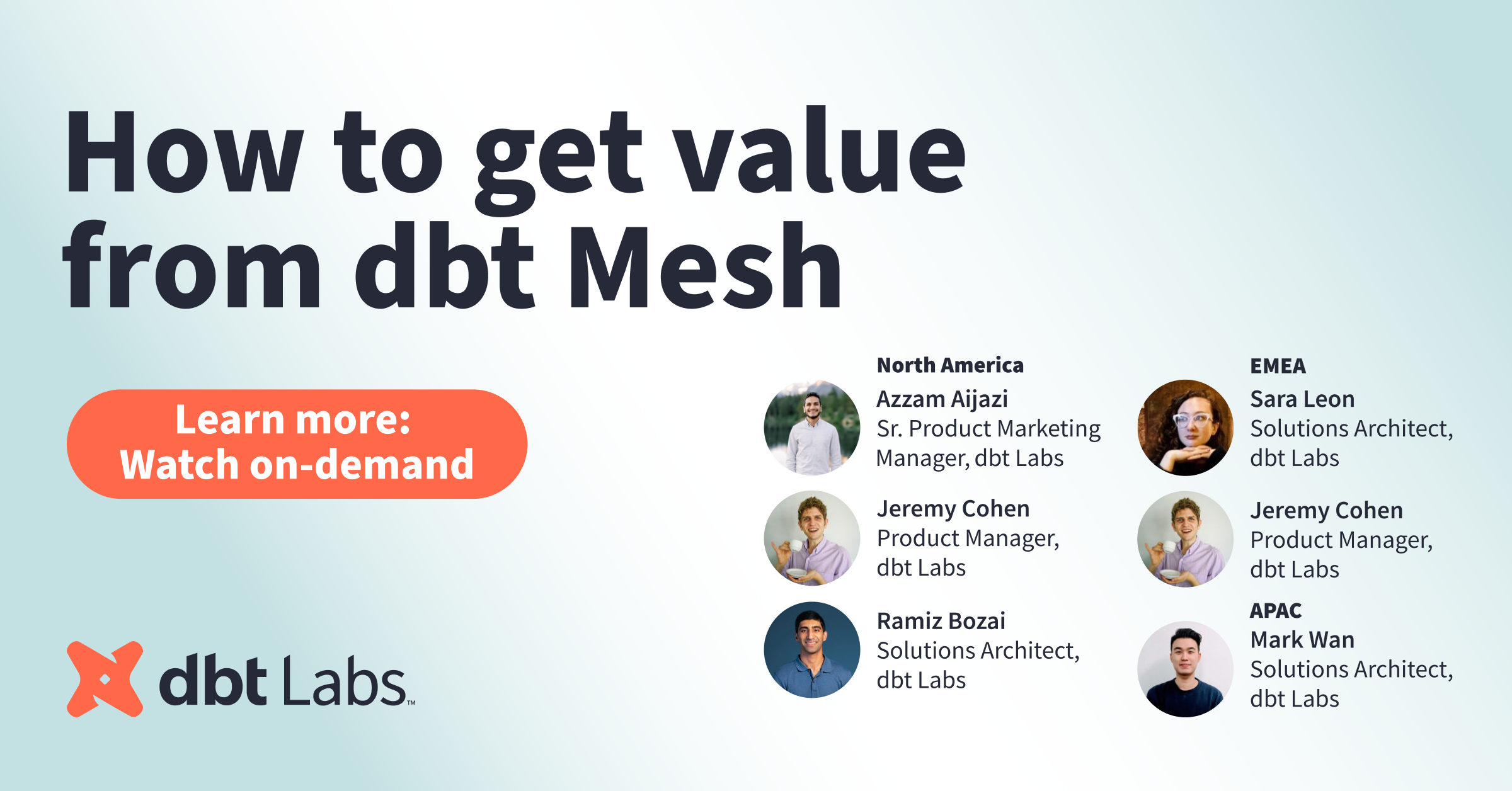 How to get value from dbt Mesh