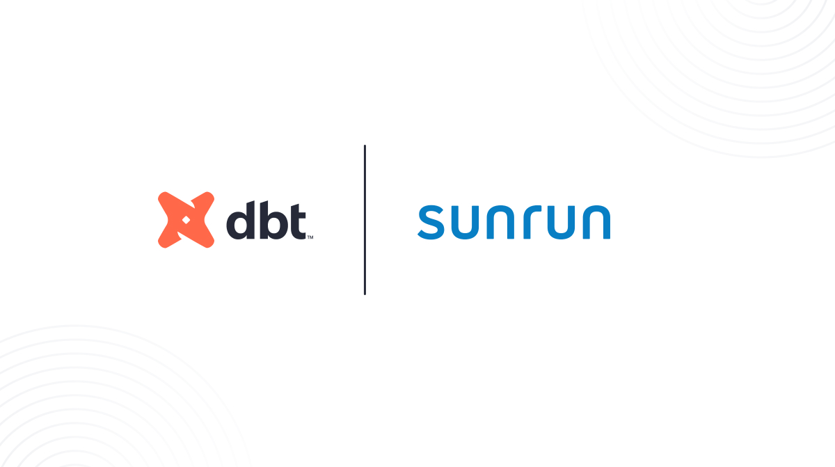 Sunrun enables last mile modeling with dbt Cloud