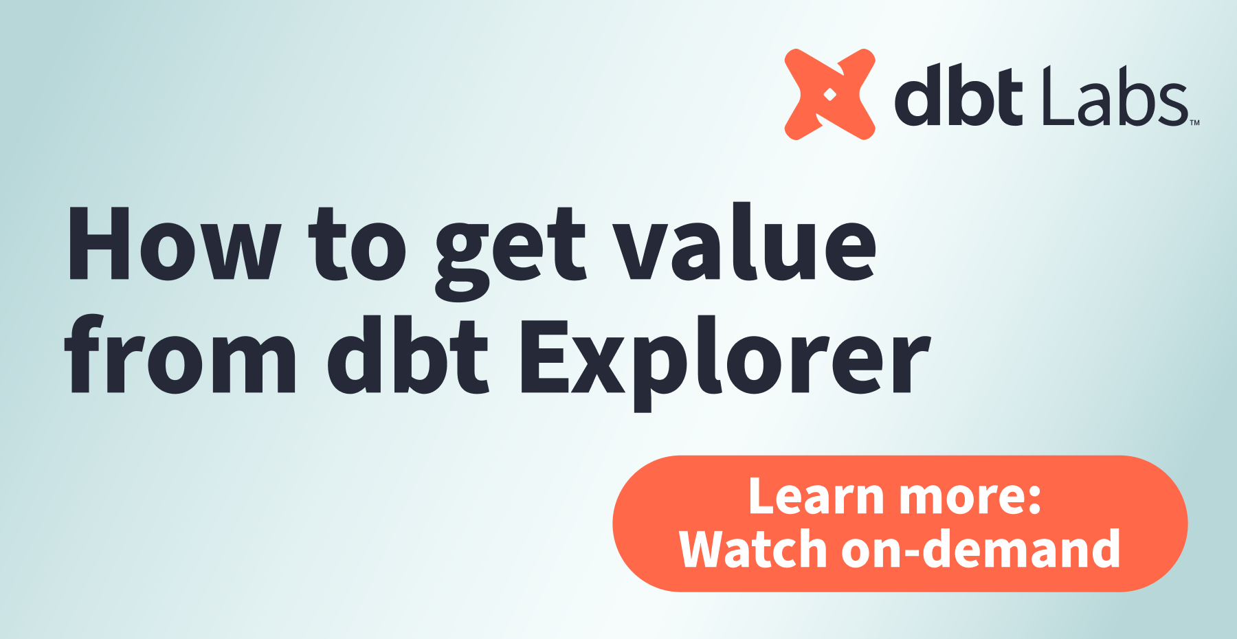 How to get value from dbt Explorer